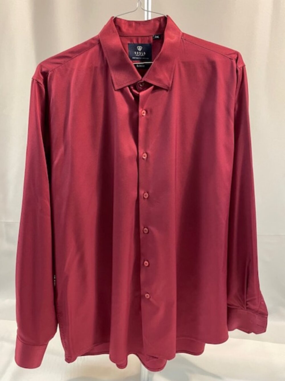 Men's SUSLO COUTURE Red Dress Shirt